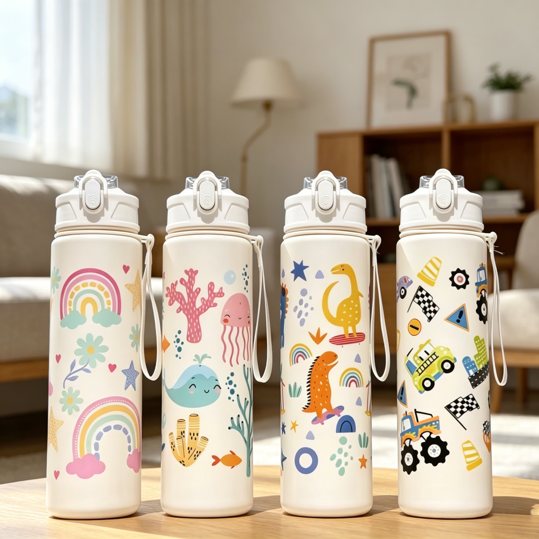 Baby Food Hipp - 750ml Dinosaur Water Bottle For Kids