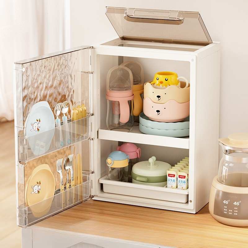 Baby Food Organizer - Foldable Kitchen Tableware Rack, Baby Feeding