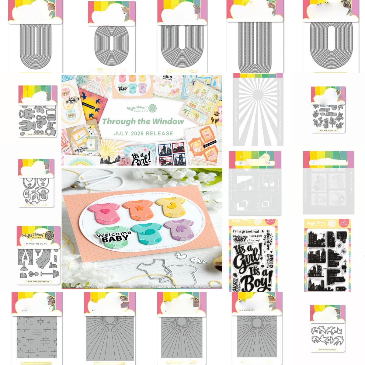 Baby Food Storage - July 2026 Windows Postage Collage Baby