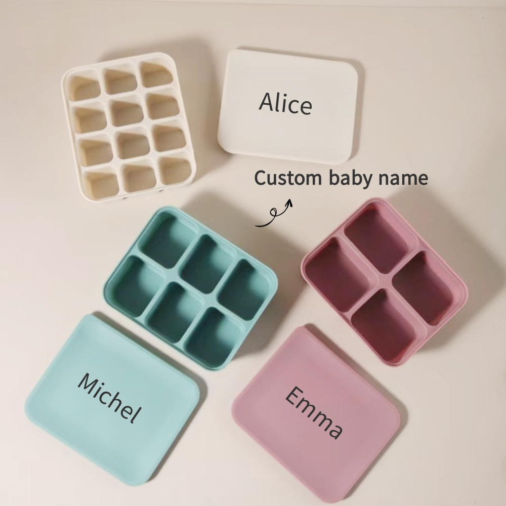 Baby Food Bites - Personalized Baby Food Freezer Tray with