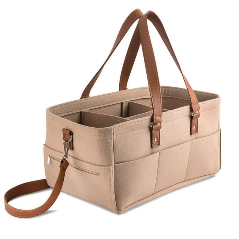 Baby Food Organizer - Baby Felt Storage Nursery Organizer Basket