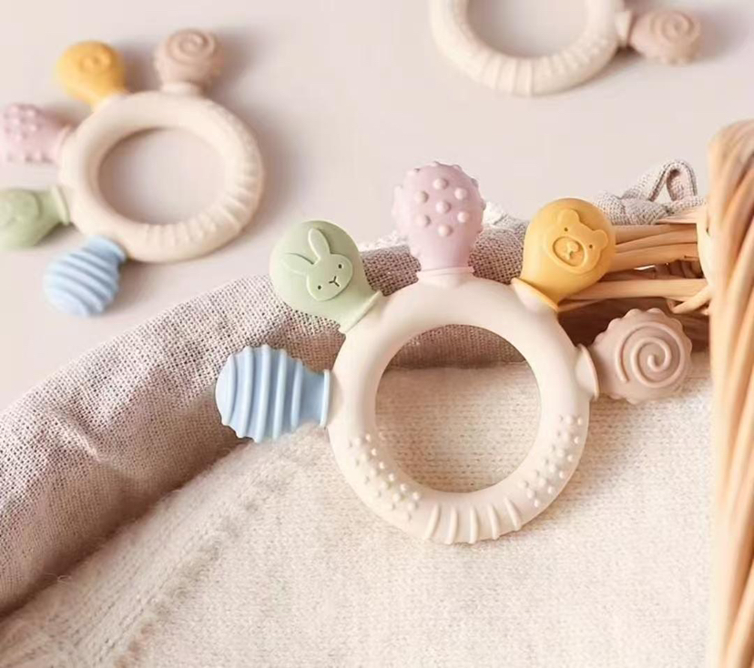 Baby Food Bites - Baby Palm Silicone Toothpaste Bracelet Grinding