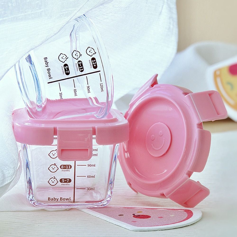 Baby Food Glass Jars - 170ml Frozen Baby Food Glass Cup