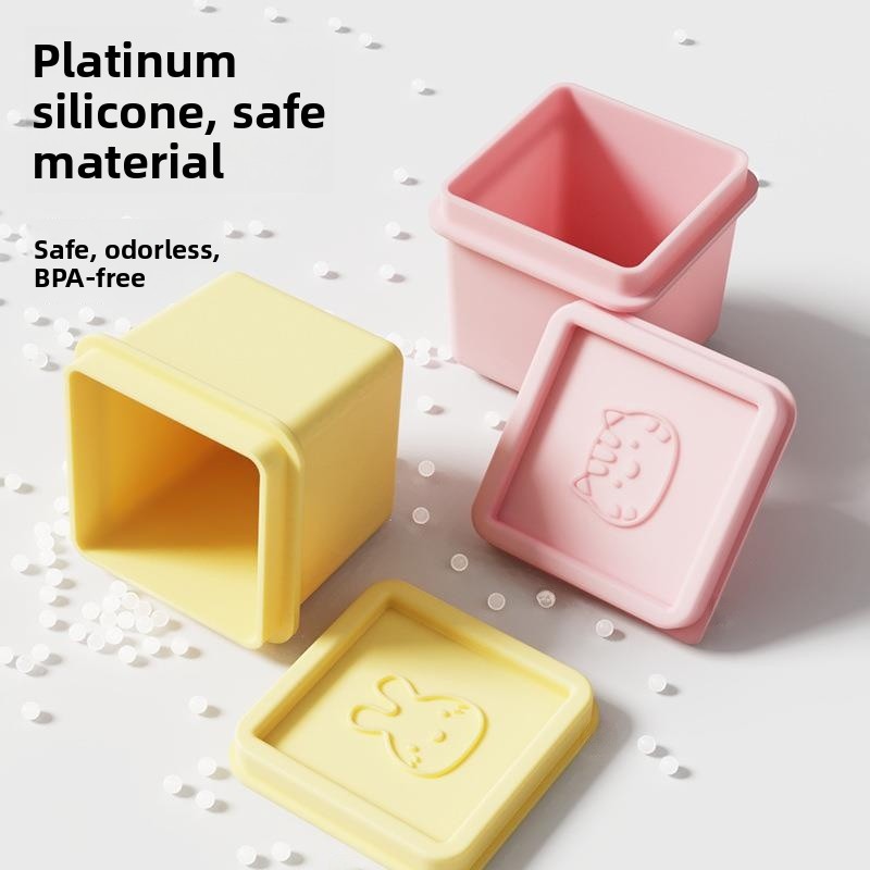 Baby Food Freezer Tray - New 6-Pack Silicone Ice Cube Tray