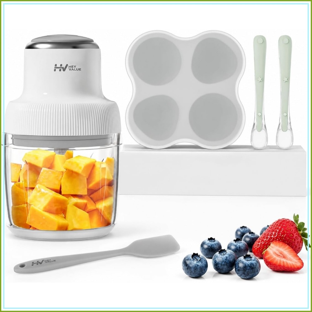 Baby Food Freezer Tray - Baby Food Maker Set with Glass