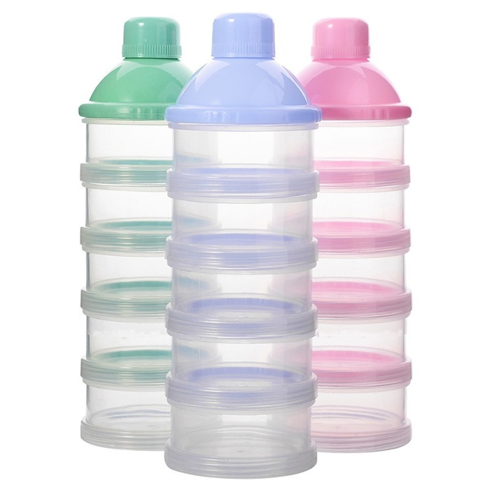 Baby Food Organizer - Portable Milk Powder Formula Dispenser Food