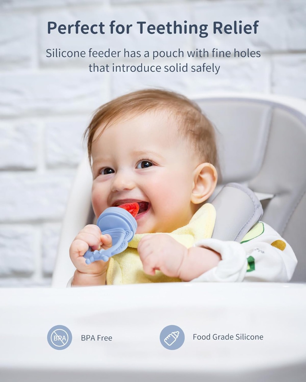 Silicone Baby Fruit Food Feede - огляд і ціна Baby Food Freezer Tray