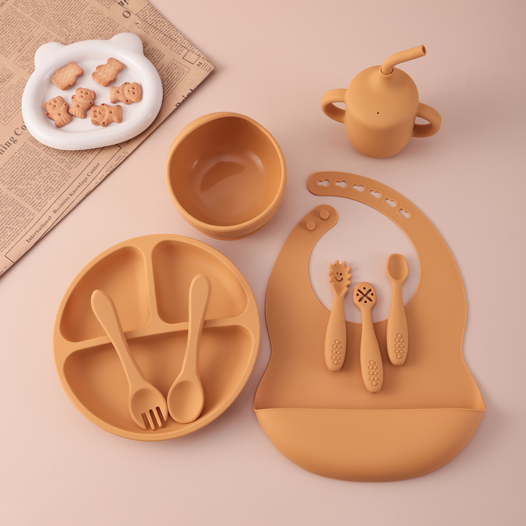 9PCS Silicone Baby Feeding Set - огляд і ціна Baby Food Hipp