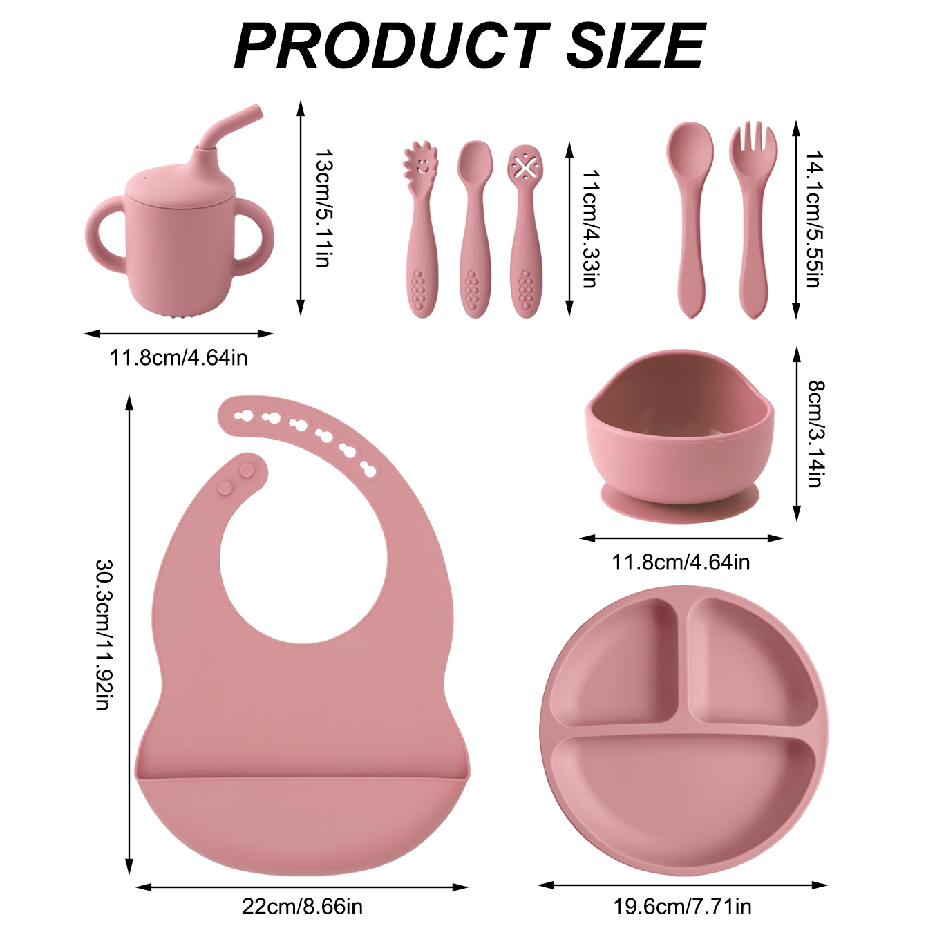 9PCS Silicone Baby Feeding Set - огляд і ціна Baby Food Hipp