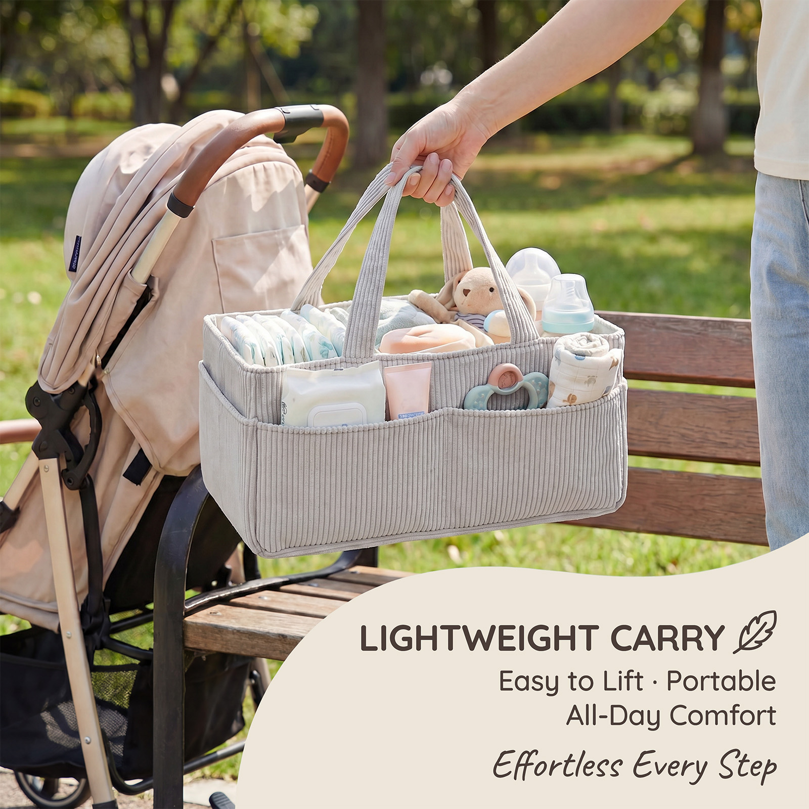 Portable Baby Diaper Caddy Org - огляд і ціна Baby Food Organizer