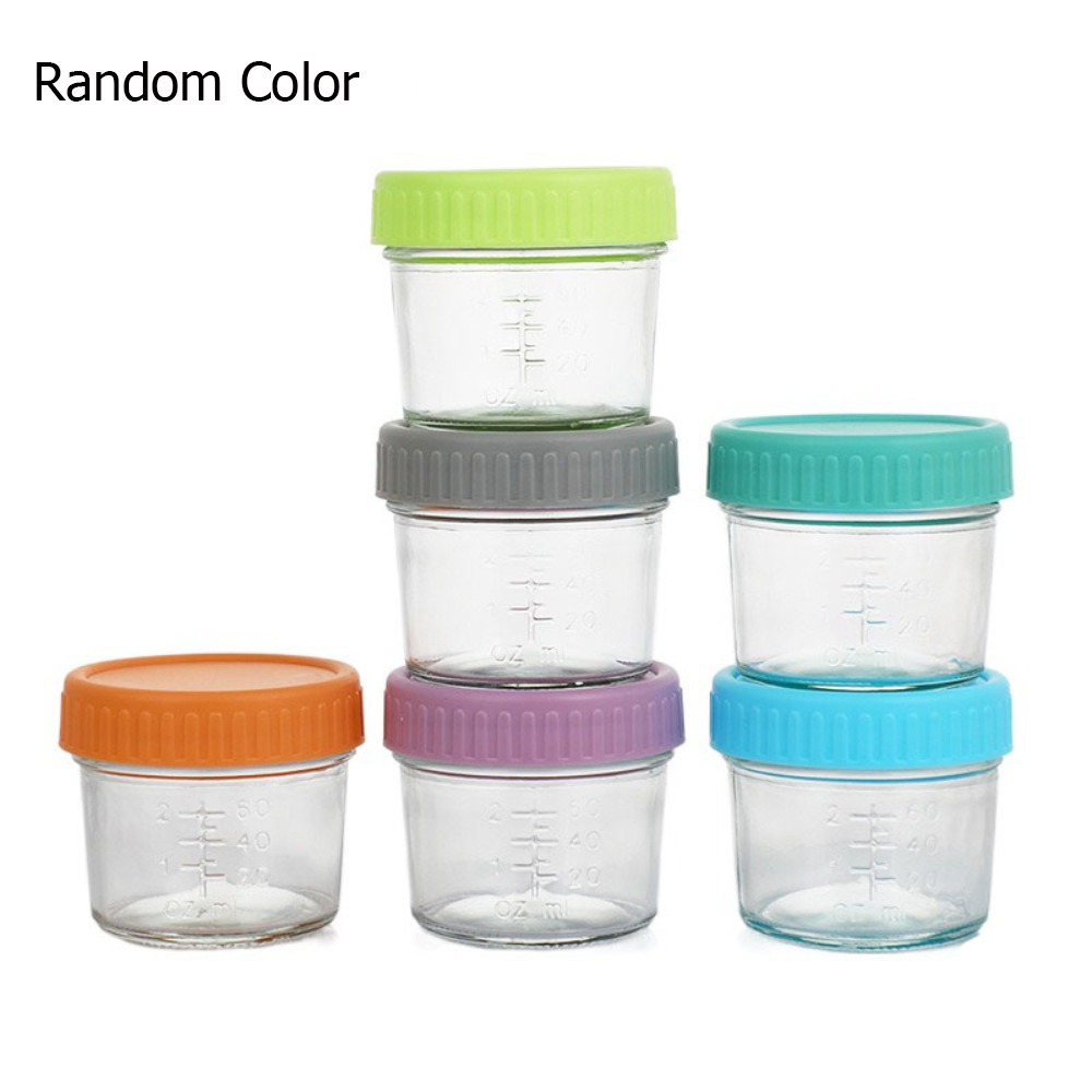 6pcs Mason Jar Glass Baby Food - огляд і ціна Baby Food Glass Jars