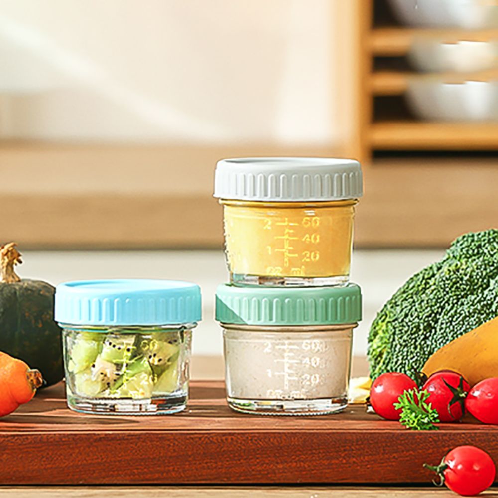 6pcs Mason Jar Glass Baby Food - огляд і ціна Baby Food Glass Jars