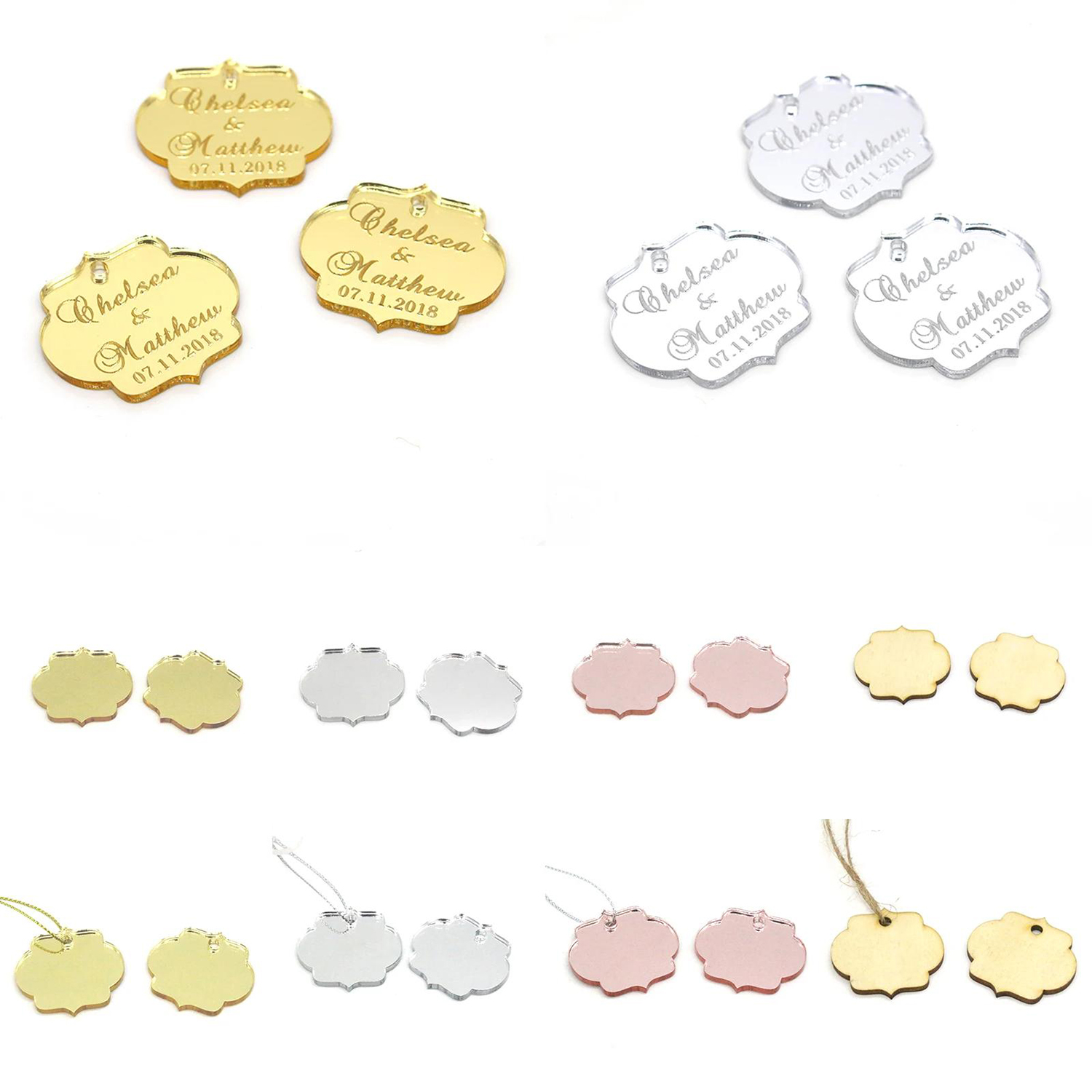 20/50/100Pcs Custom Wedding Pa - огляд і ціна Baby Food Plan