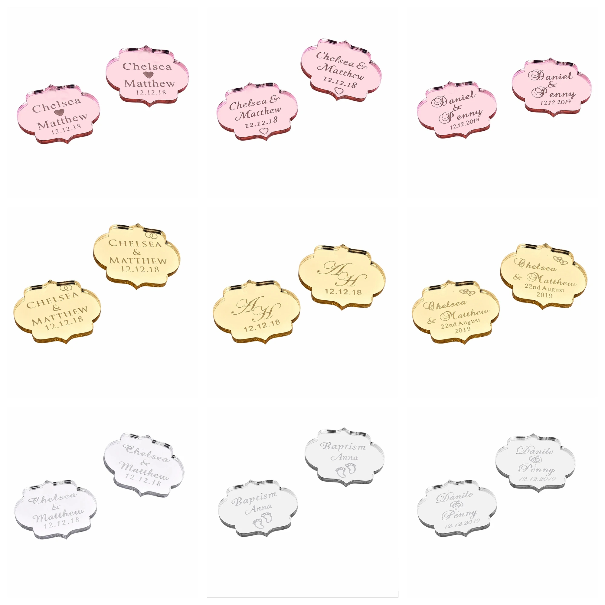 20/50/100Pcs Custom Wedding Pa - огляд і ціна Baby Food Plan