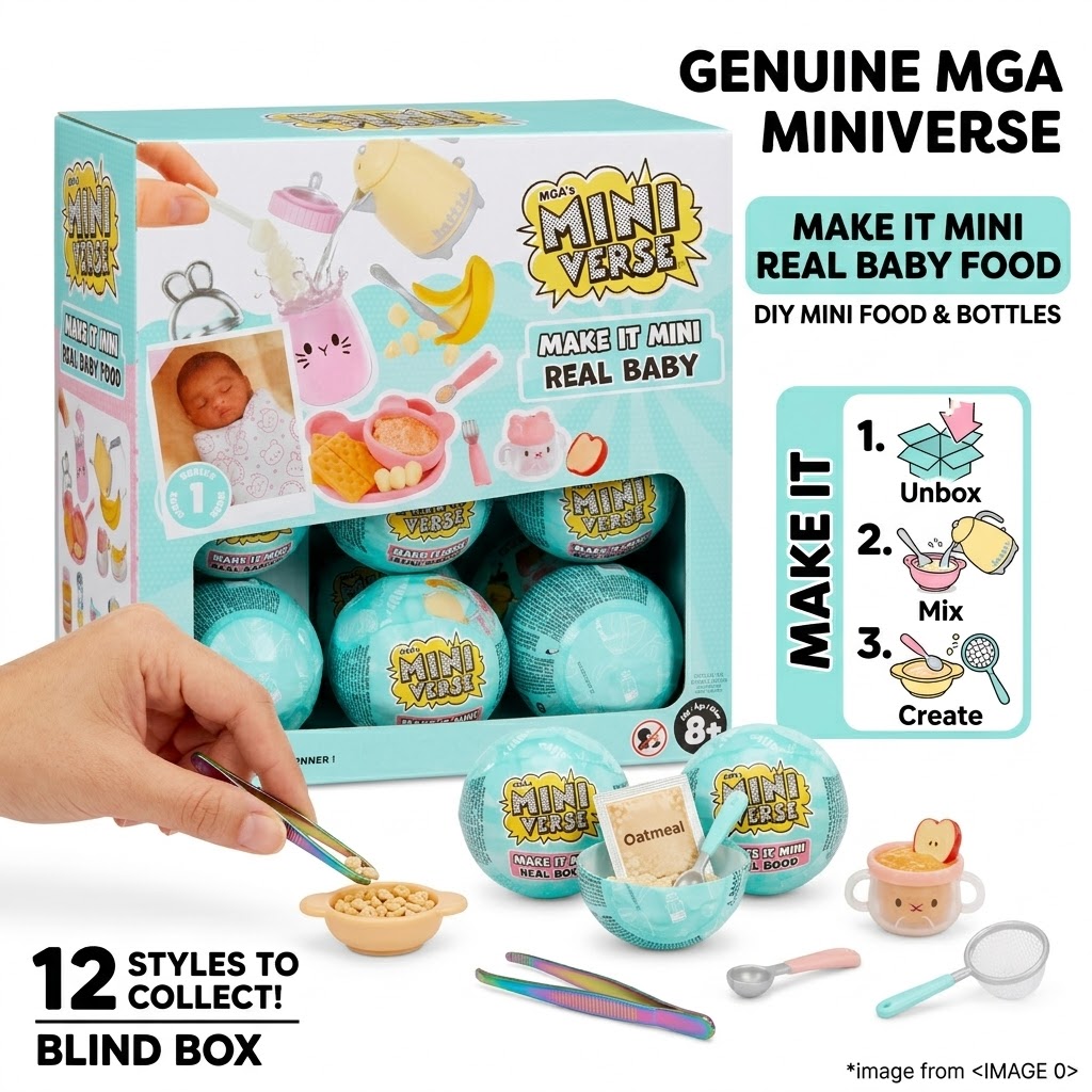 Original MGA Miniverse Make It - огляд і ціна Baby Food Under 1 Year