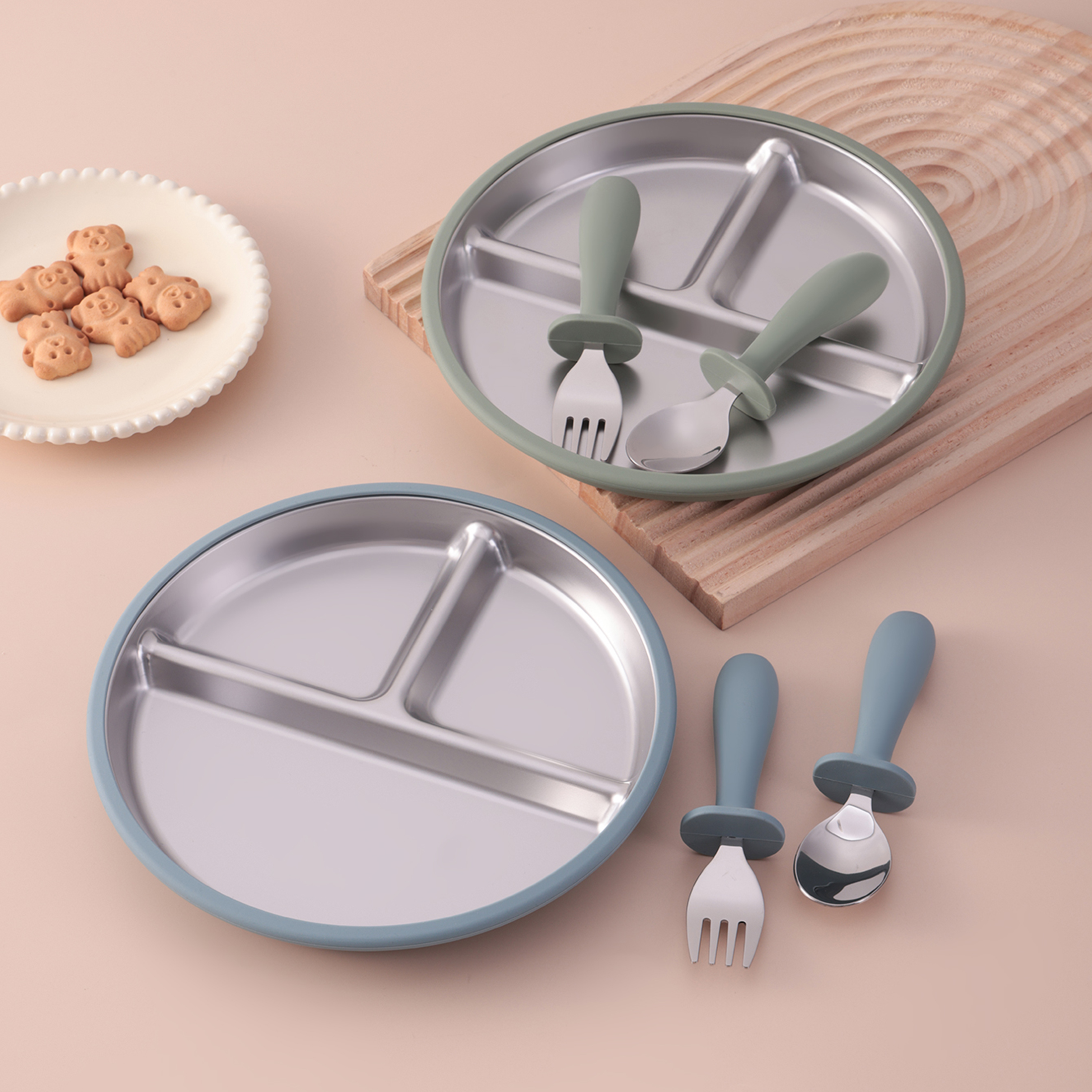 3PCS Silicone Stainless Steel  - огляд і ціна Baby Food Grater