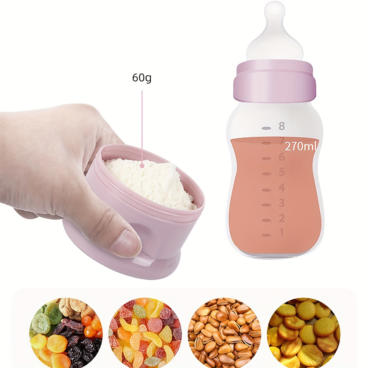 Large Capacity Baby Milk Powde - огляд і ціна Baby Food Organizer