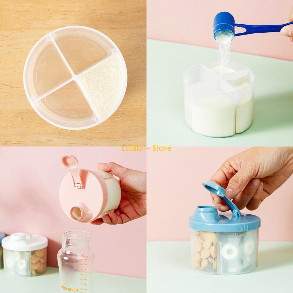 Y4QA 4 Compartments Formula Di - огляд і ціна Formula Dispenser Portable