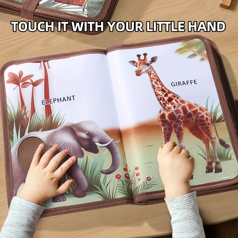 1pc,Baby Touch Book, Sensory T - огляд і ціна Baby Food Book