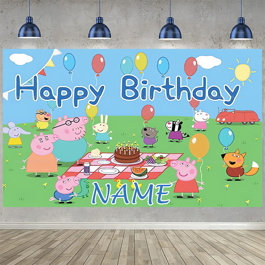 Custom Name Cartoon Peppa Pig  - огляд і ціна Baby Food Plan