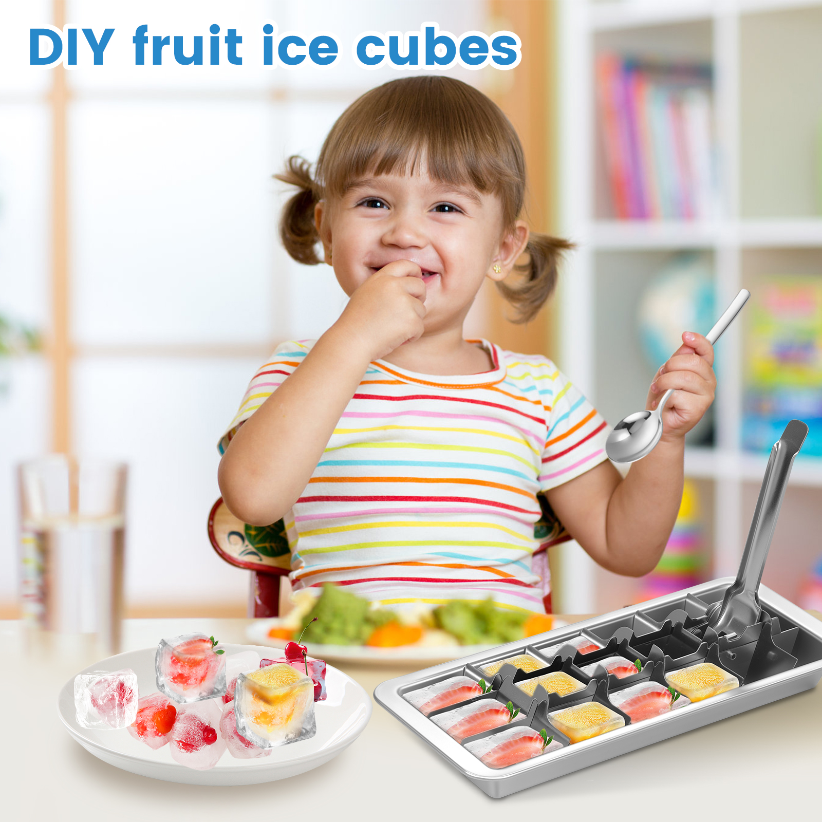 Vintage Stainless Steel Ice Cu - огляд і ціна Baby Food Freezer Tray