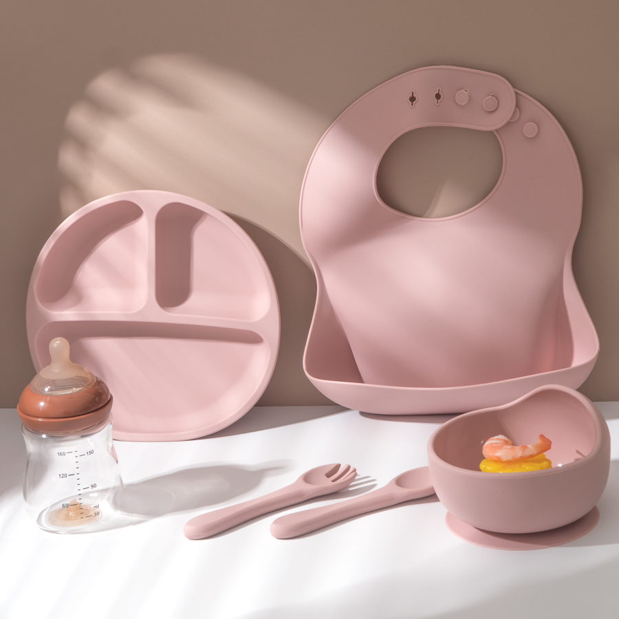 5Pcs Baby Silicone Feeding Set - огляд і ціна Baby Food Grater