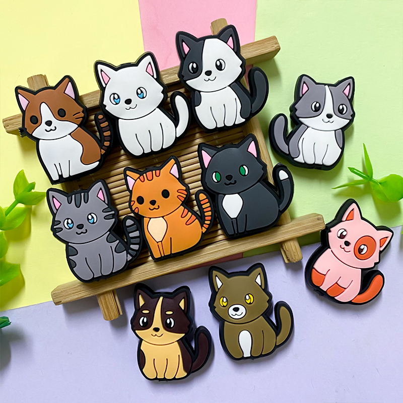 10pcs Baby Silicone New Cartoo - огляд і ціна Baby Food Kitten