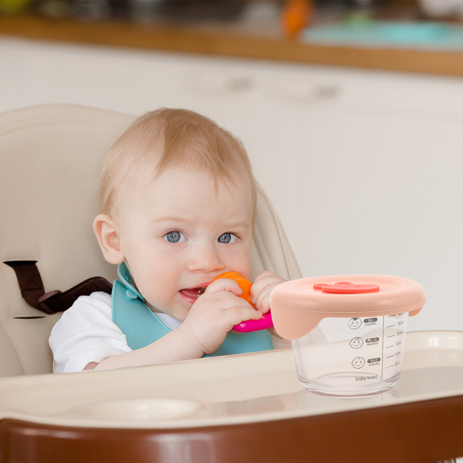 2Pcs Reusable Baby Food Storag - огляд і ціна Baby Food Glass Jars