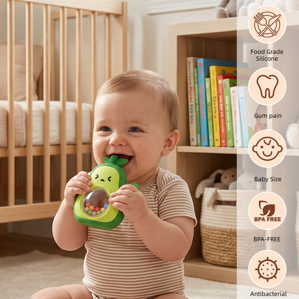 Avocado Baby Teether Food Grad - огляд і ціна Baby Food Bites