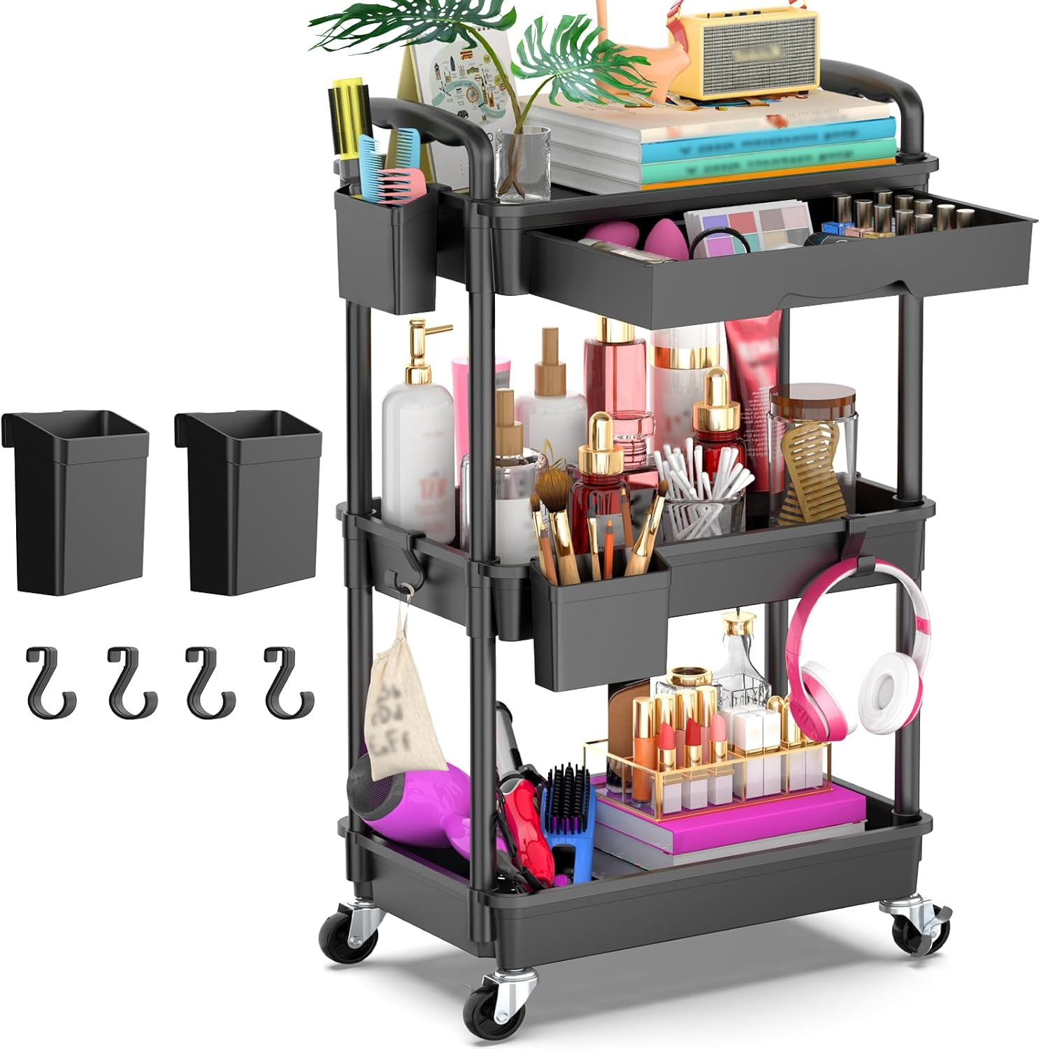 3 Tier Rolling Utility Cart wi - огляд і ціна Baby Food Organizer
