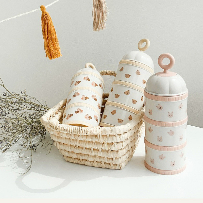 Cute Bear Milk Powder Box Baby - огляд і ціна Baby Food Storage