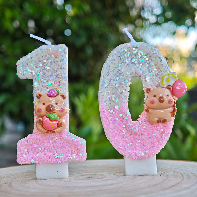 New Capybara Candles Cake Deco - огляд і ціна Baby Food Plan