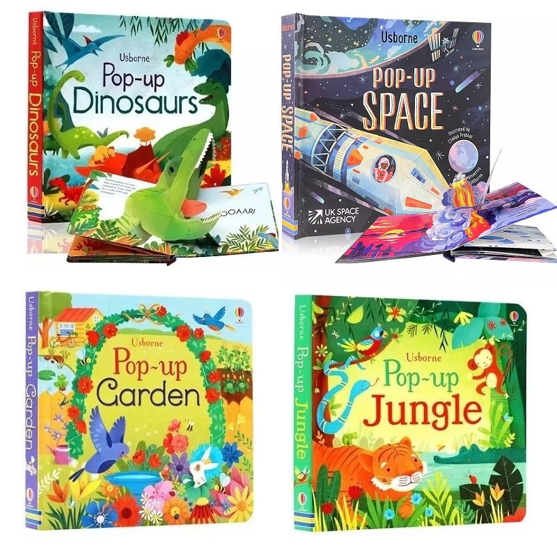 Usborne Pop Up Dinosaurs/Jungl - огляд і ціна Baby Food Book