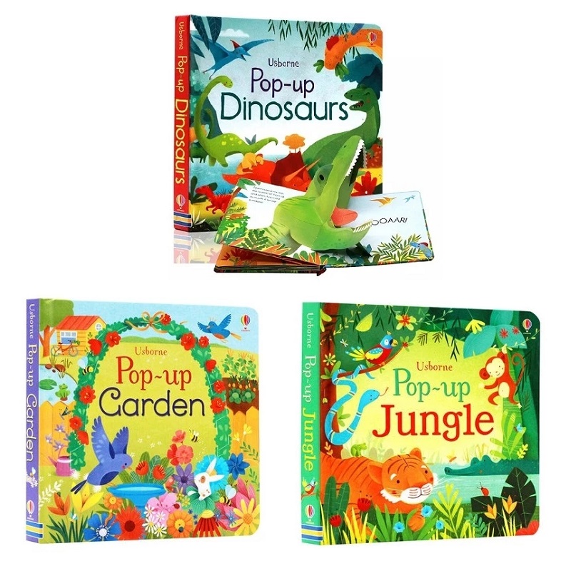 Usborne Pop Up Dinosaurs/Jungl - огляд і ціна Baby Food Book