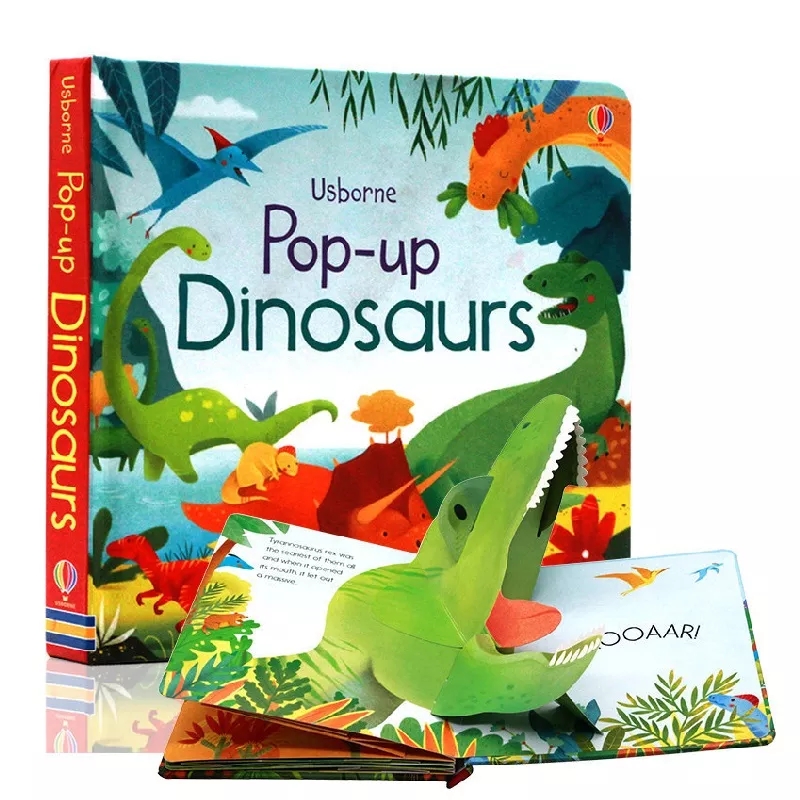Usborne Pop Up Dinosaurs/Jungl - огляд і ціна Baby Food Book