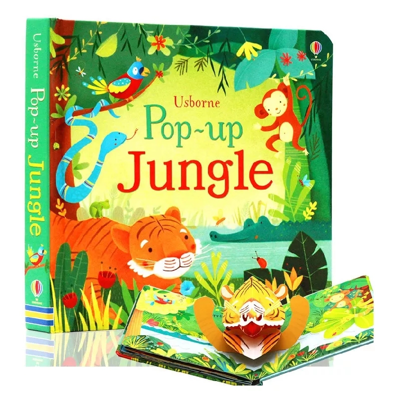 Usborne Pop Up Dinosaurs/Jungl - огляд і ціна Baby Food Book