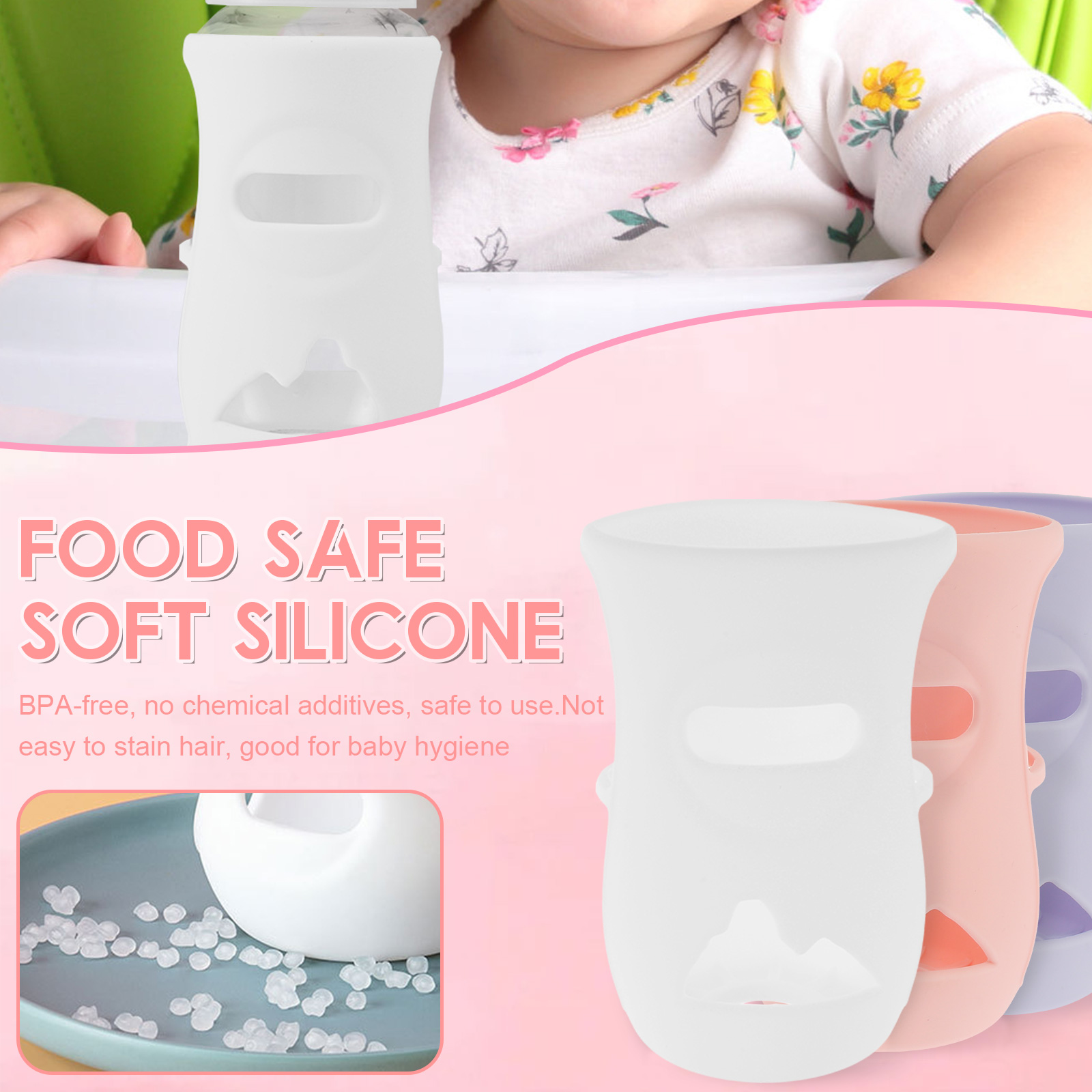 Silicone Sleeves Silicone Baby - огляд і ціна Baby Food Storage