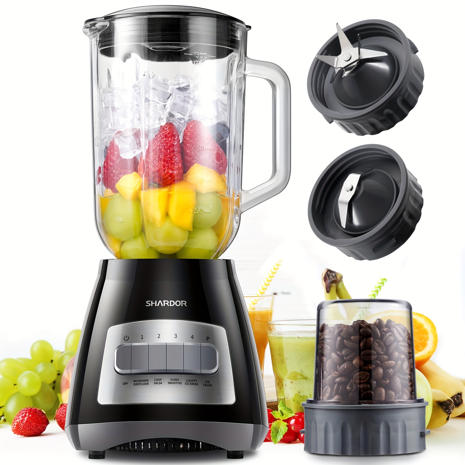 Smoothie Blender with 52 oz Gl - огляд і ціна Baby Food Glass Jars