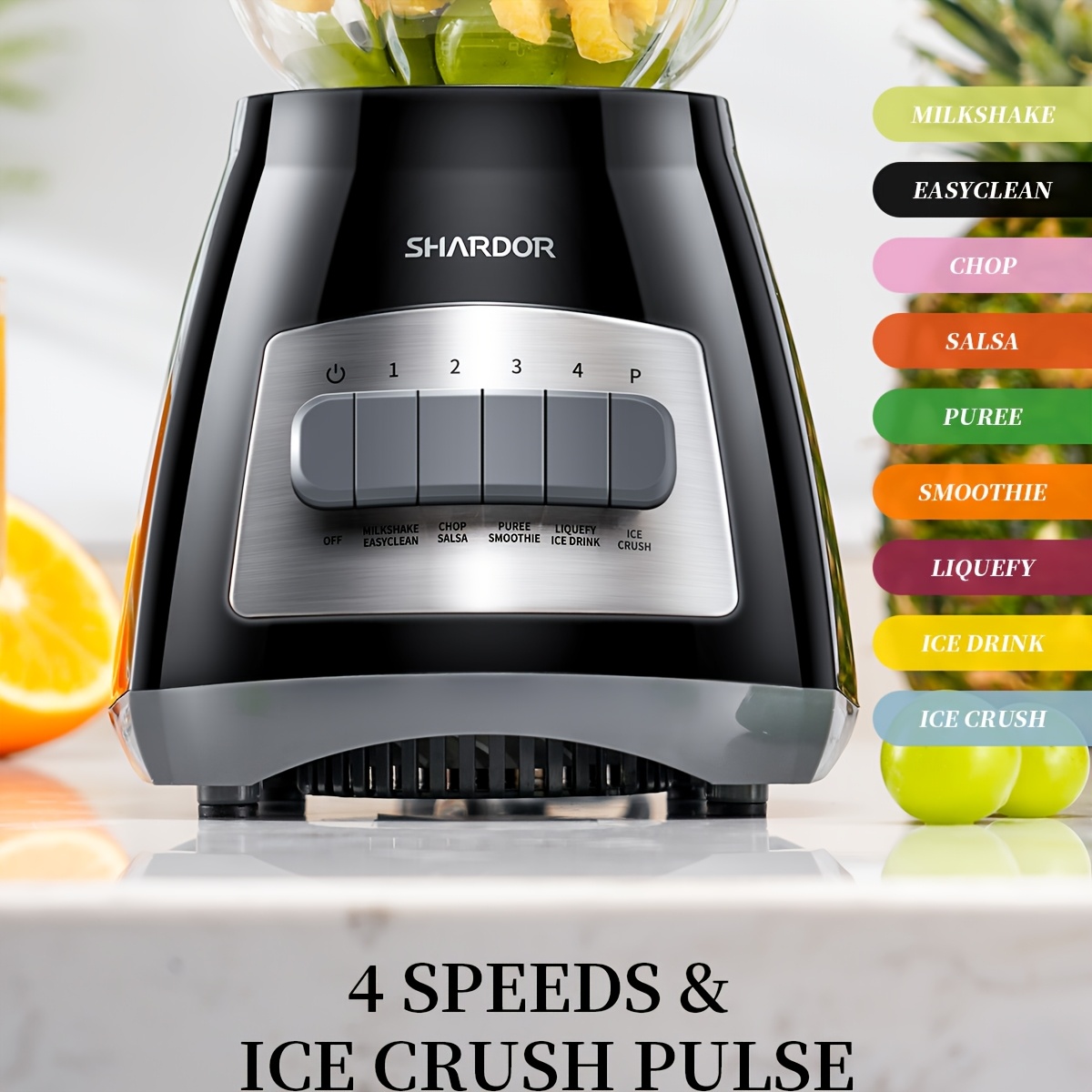 Smoothie Blender with 52 oz Gl - огляд і ціна Baby Food Glass Jars