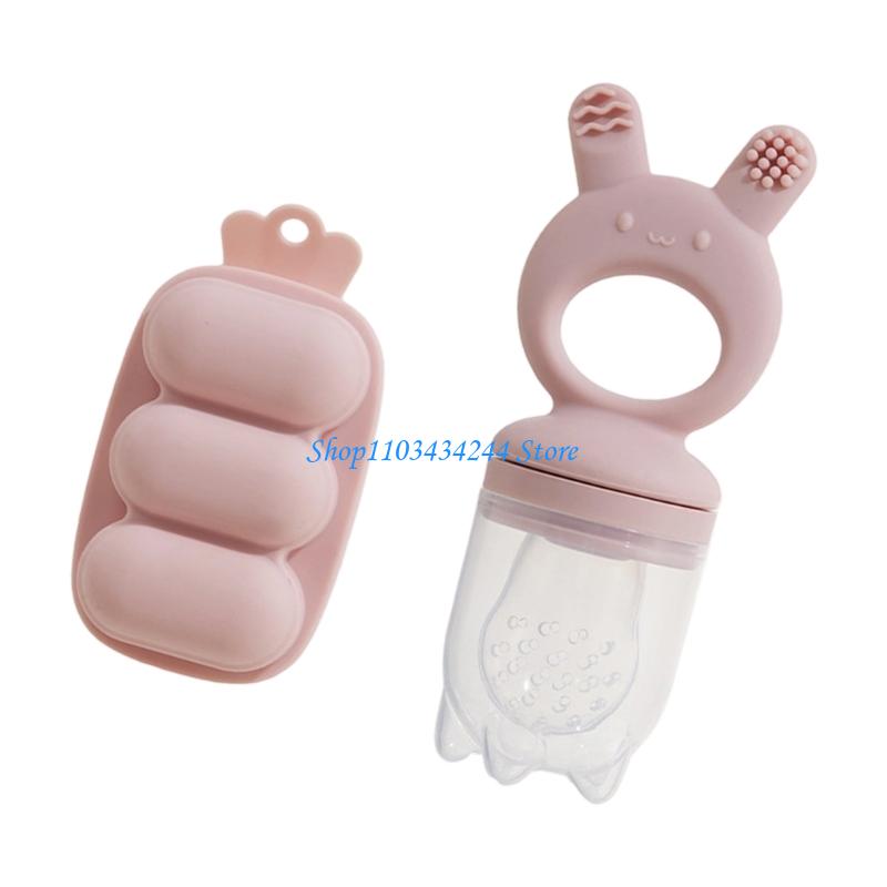 Silicone Baby Teether Feeder w - огляд і ціна Baby Food Freezer Tray