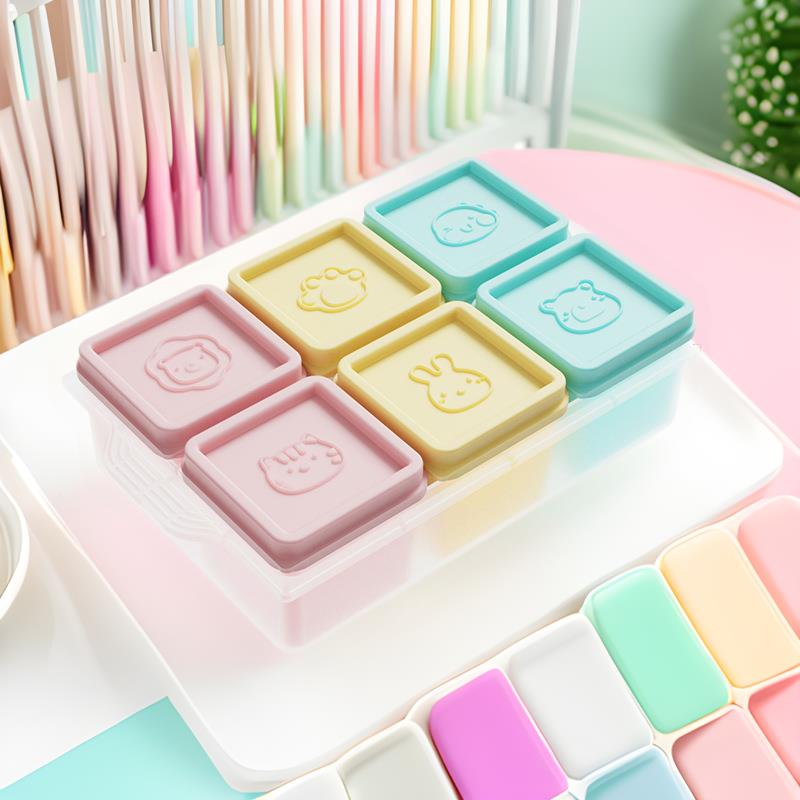 New 6-Pack Silicone Ice Cube T - огляд і ціна Baby Food Freezer Tray