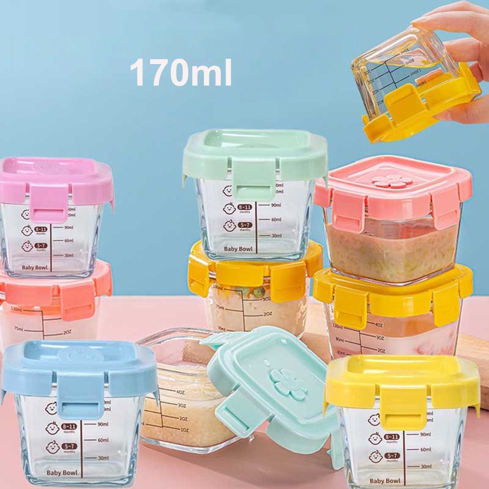 170ml Glass Food Storage Box F - огляд і ціна Baby Food Glass Jars