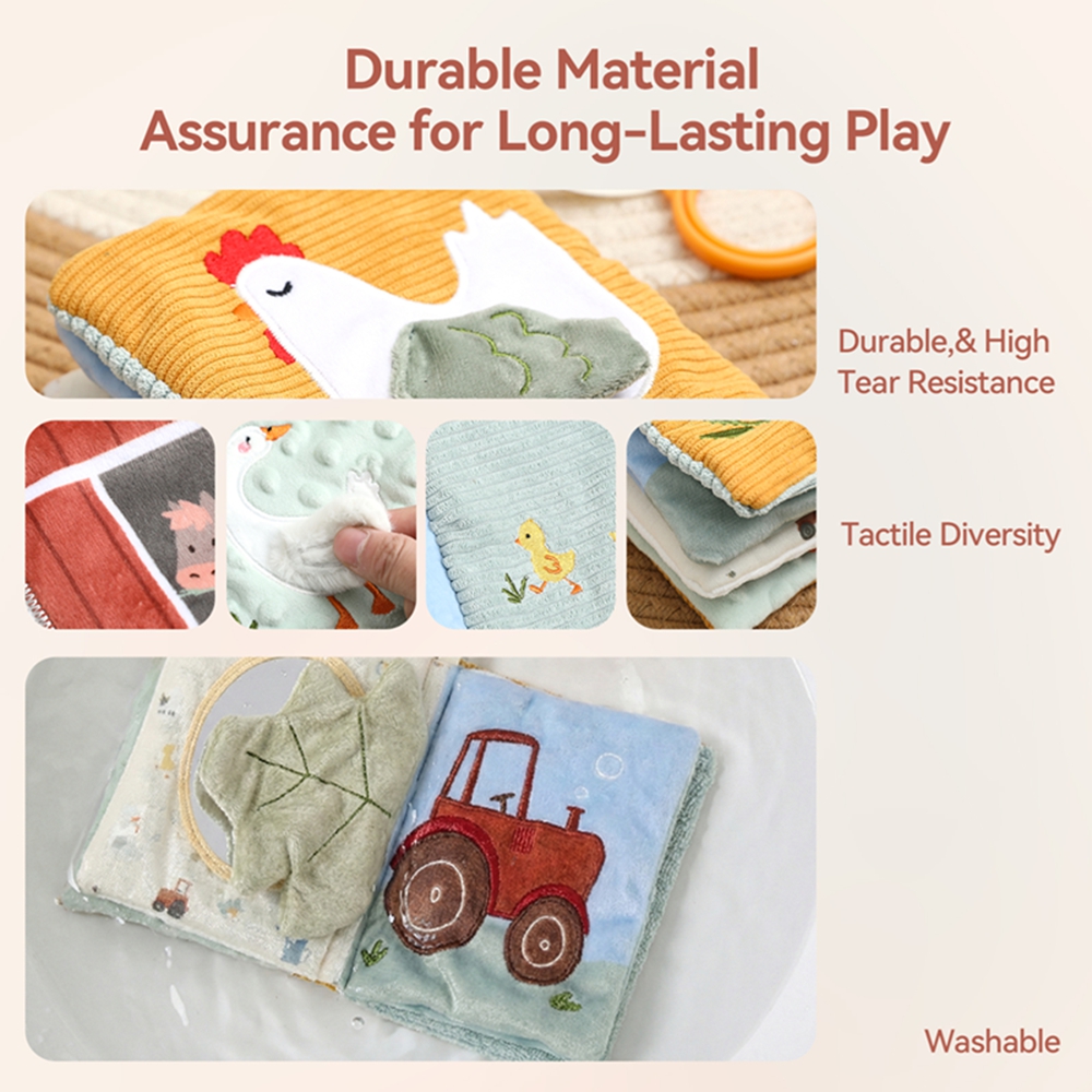 Baby Early Learning Cloth Book - огляд і ціна Baby Food Book