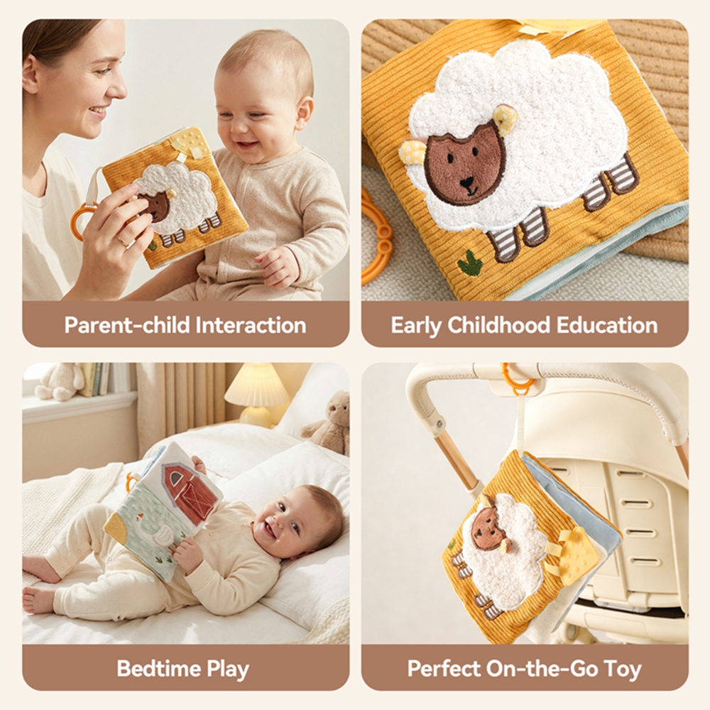Baby Early Learning Cloth Book - огляд і ціна Baby Food Book