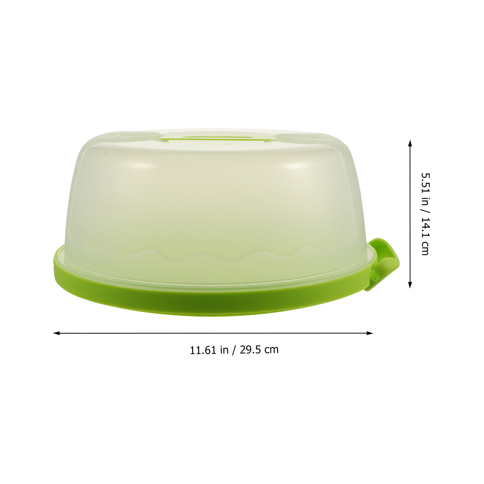 1Pcs 8 Inch Round Transparent  - огляд і ціна Baby Food Grade
