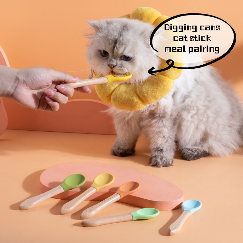 Pet Cat Canned Food Spoon, Woo - огляд і ціна Baby Food Kitten