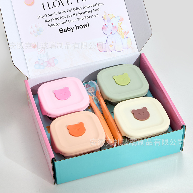 Reusable Square Silicone Baby  - огляд і ціна Baby Food Storage