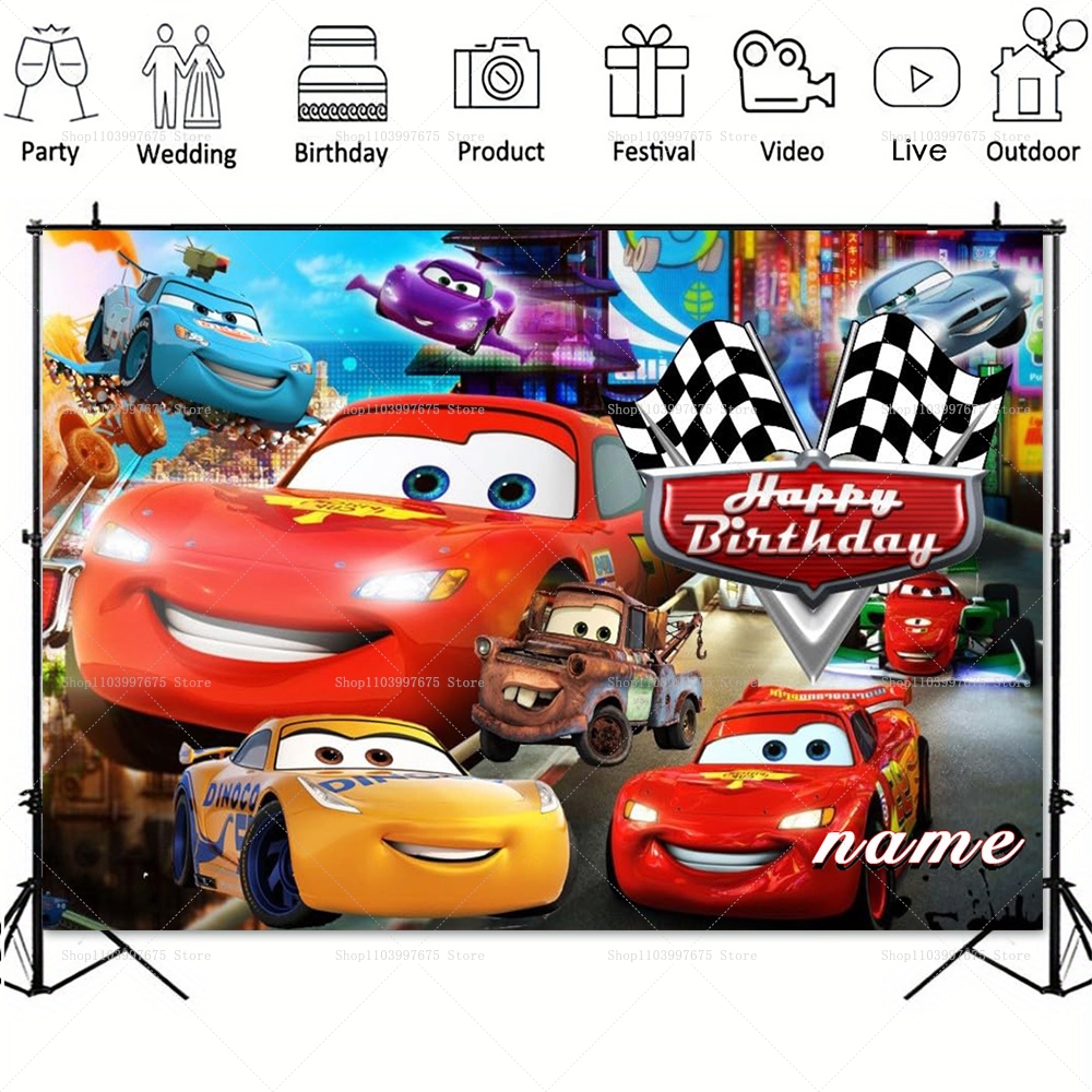 Lightning McQueen Backdrops Ch - огляд і ціна Baby Food Plan