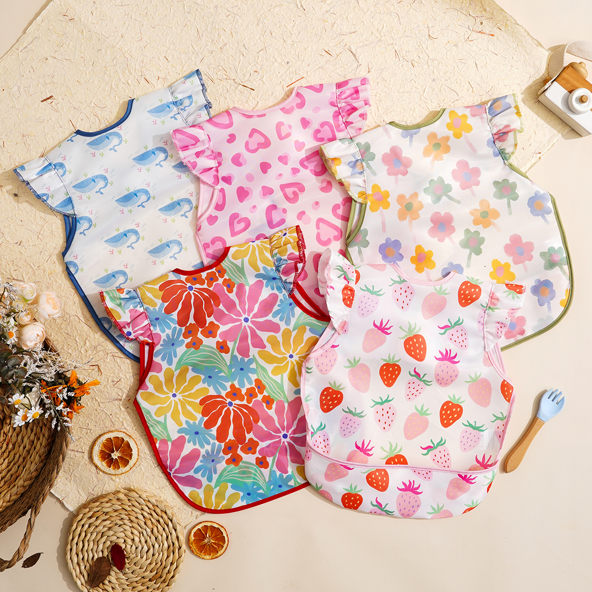Happyflute 1 Pc Sleeveless Bib - огляд і ціна Baby Food Hipp