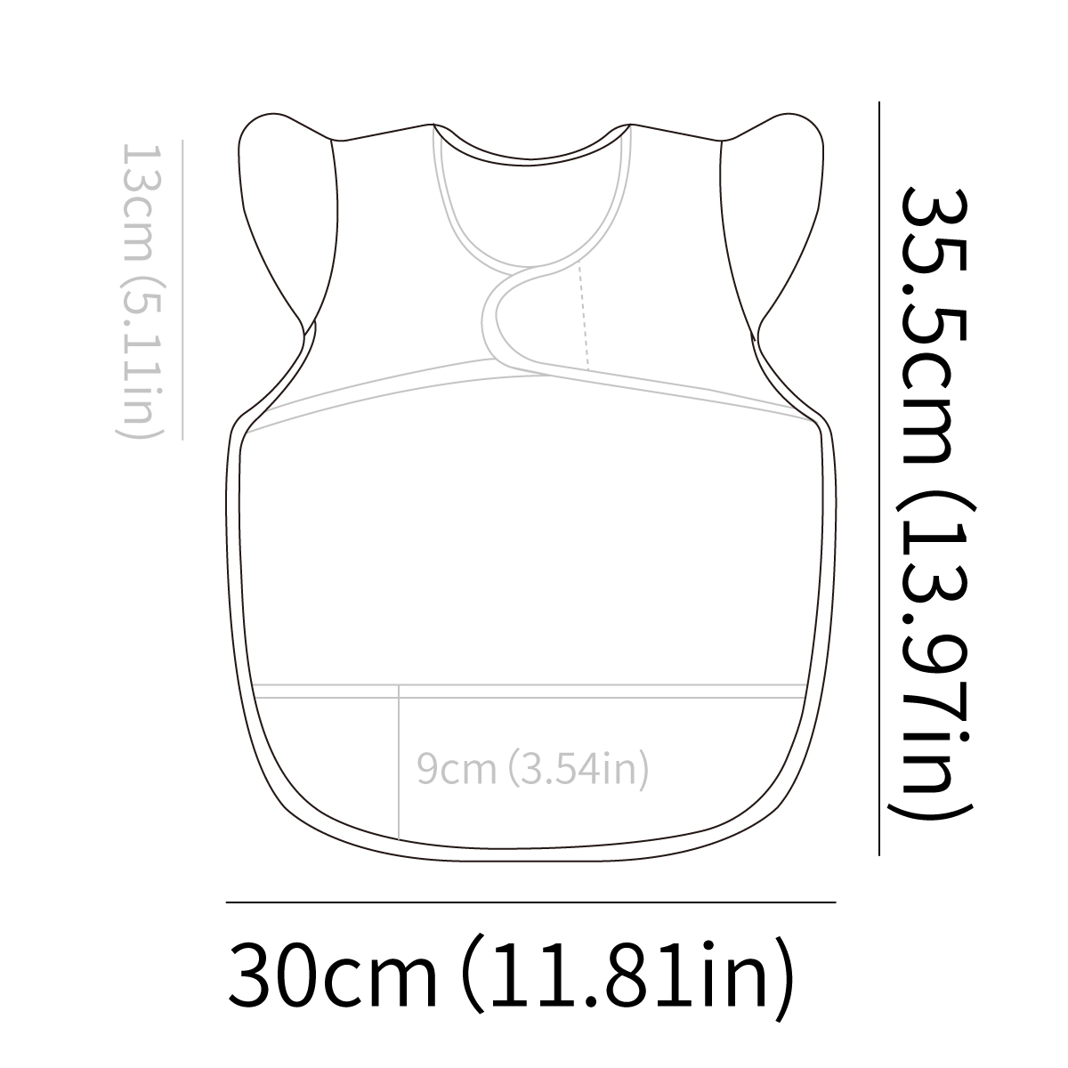 Happyflute 1 Pc Sleeveless Bib - огляд і ціна Baby Food Hipp